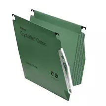 Rexel | Rexel Crystalfile Classic `275` Lateral File 15mm Green (50)